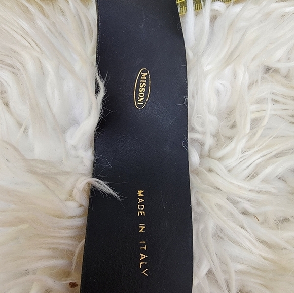 Missoni Purple‎ suede abstract belt S/M NEW main image 4
